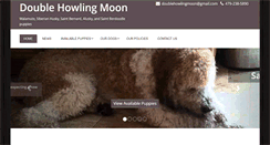 Desktop Screenshot of doublehowlingmoon.com