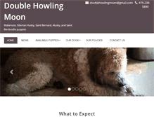 Tablet Screenshot of doublehowlingmoon.com